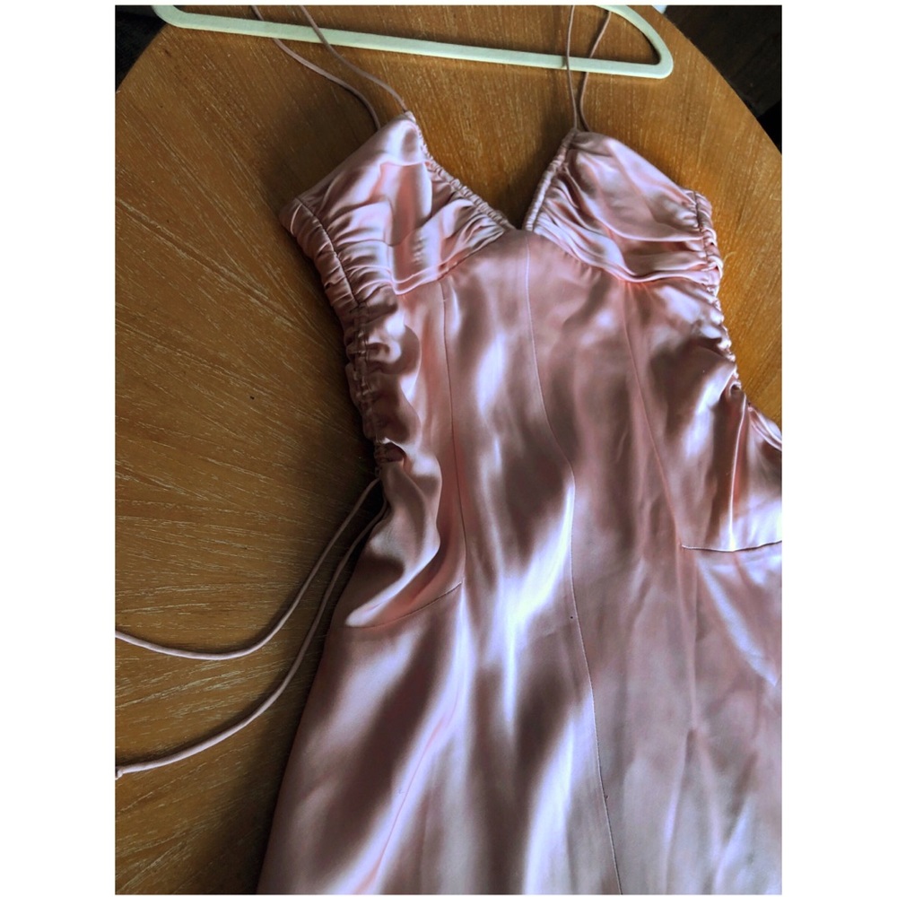 Hugo Boss 100% Silk Pale Pink Evening Gown
